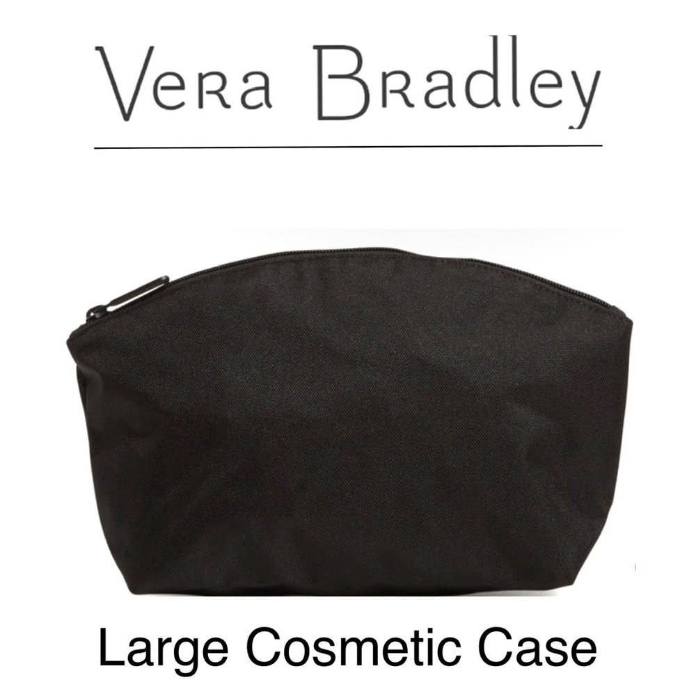 🖤 NEW Vera Bradley Lighten Up Grand Travel Cosmetic Case